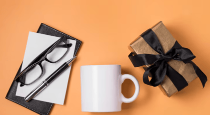 Elegant Gift Set - Mug & Journal
