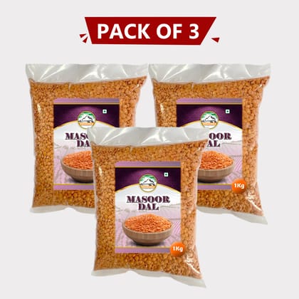 Masoor Dal (Pack of 3)