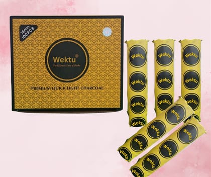 WEKTU Quick Lightning Charcoal/Hookah/Low Ash/Pack Of 10Roll/1