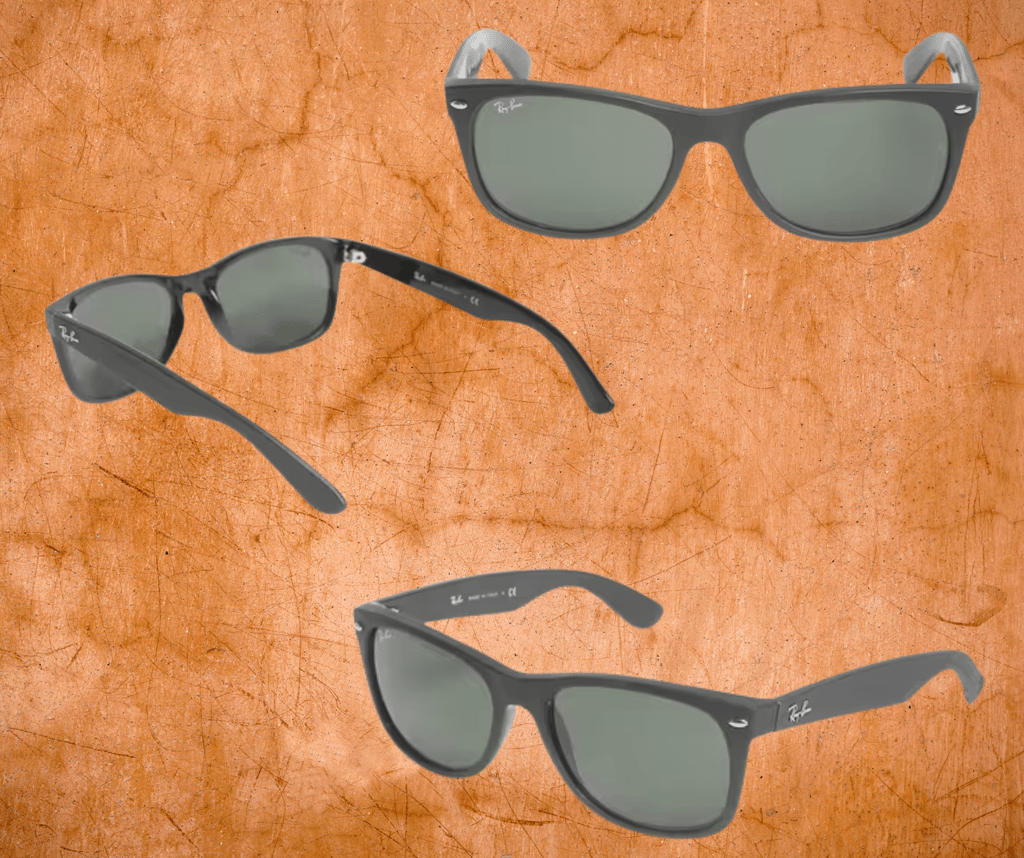 Wektu Modern Black Sunglasses - Ray-Ban P Design/1PC