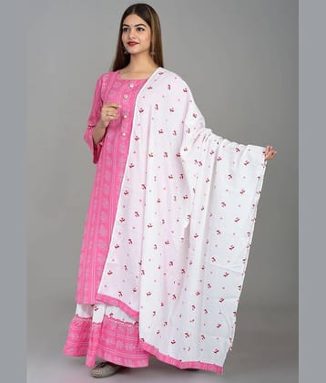 Lee Moda - Pink Straight Rayon Women's Stitched Salwar Suit ( Pack of 1 )
