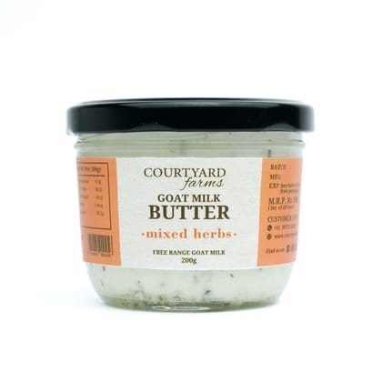 Goat Milk Butter Mixed Herbs 200G