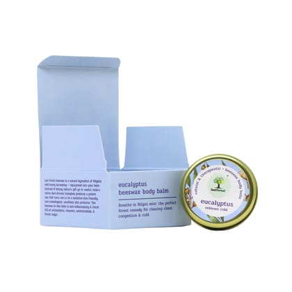 Therapeutic Beeswax Balm   Eucalyptus (Relives Cold), 20g