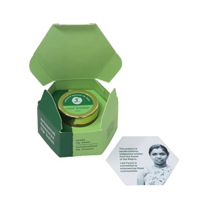 Last Forest Beeswax Natural Lip Balm for Men & Women 5g | Organic & Natural | Non-sticky | 24 Hrs Lip Moisturizer For Dry And Chapped Lips | SPF with Vitamin A | Nourish & Protect (Mint)