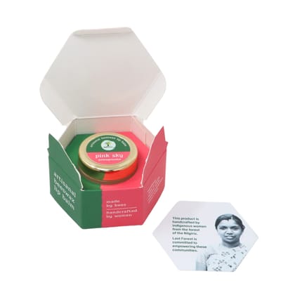 Last Forest Beeswax Natural Lip Balm for Men & Women 5g | Organic & Natural | Non-sticky | 24 Hrs Lip Moisturizer For Dry And Chapped Lips | SPF with Vitamin A | Nourish & Protect (Pomegranate)