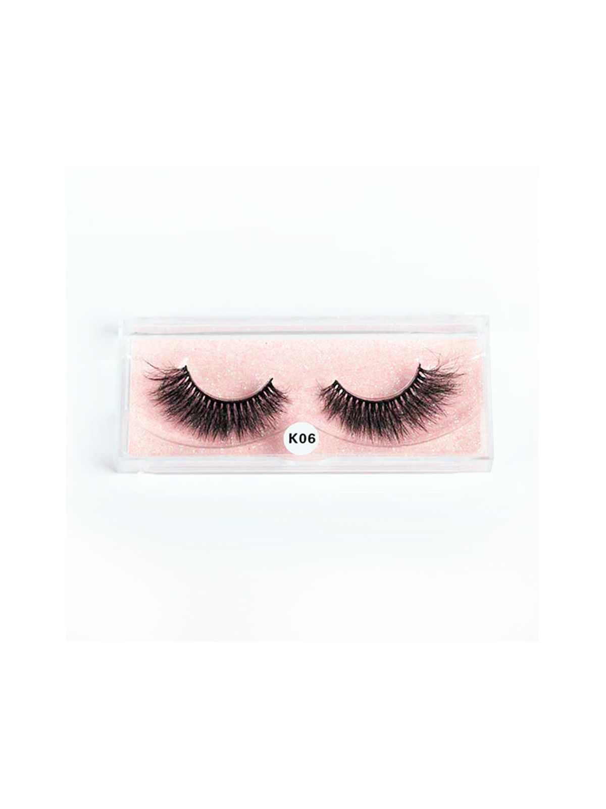 BOBI Eyelashes K06 Reusable Waterproof 15mm Natural Fluffy Wispy Long Karmic 5D Volume  - 1 Pair