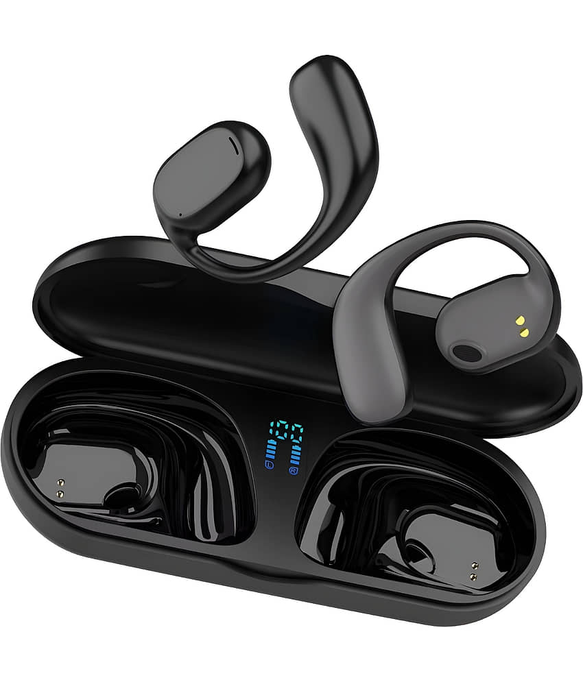 COREGENIX JS270  OWS Bluetooth True Wireless (TWS) On Ear 30 Hours Playback Low Latency,Powerfull bass IPX4(Splash & Sweat Proof) Black