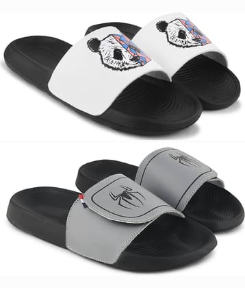 PERY PAO Multi Color Men's Combo Slipper