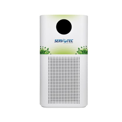 SERVOTECH Smart Air Purifier For Living room,Bedroom&Office|CADR 500 m³/h|WIFI&App Control|H13 Hepa Filter+Activated Carbon+Photocatalyst|4 Stage Filtration|UV Lamp|Negative Ion Generator|Child Lock