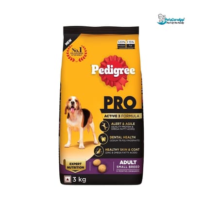 Pedigree PRO Adult Small Breed,  Dry Dog Food