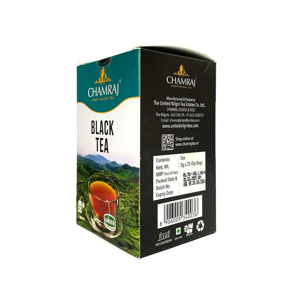 CHAMRAJ Black Tea (25 Dip Tea Bags)