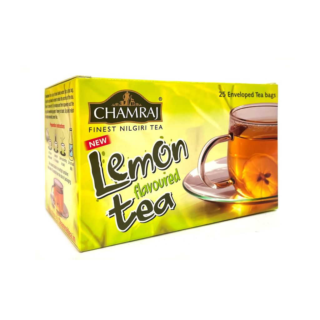 CHAMRAJ Lemon Flavoured Tea (25 Dip Bags)