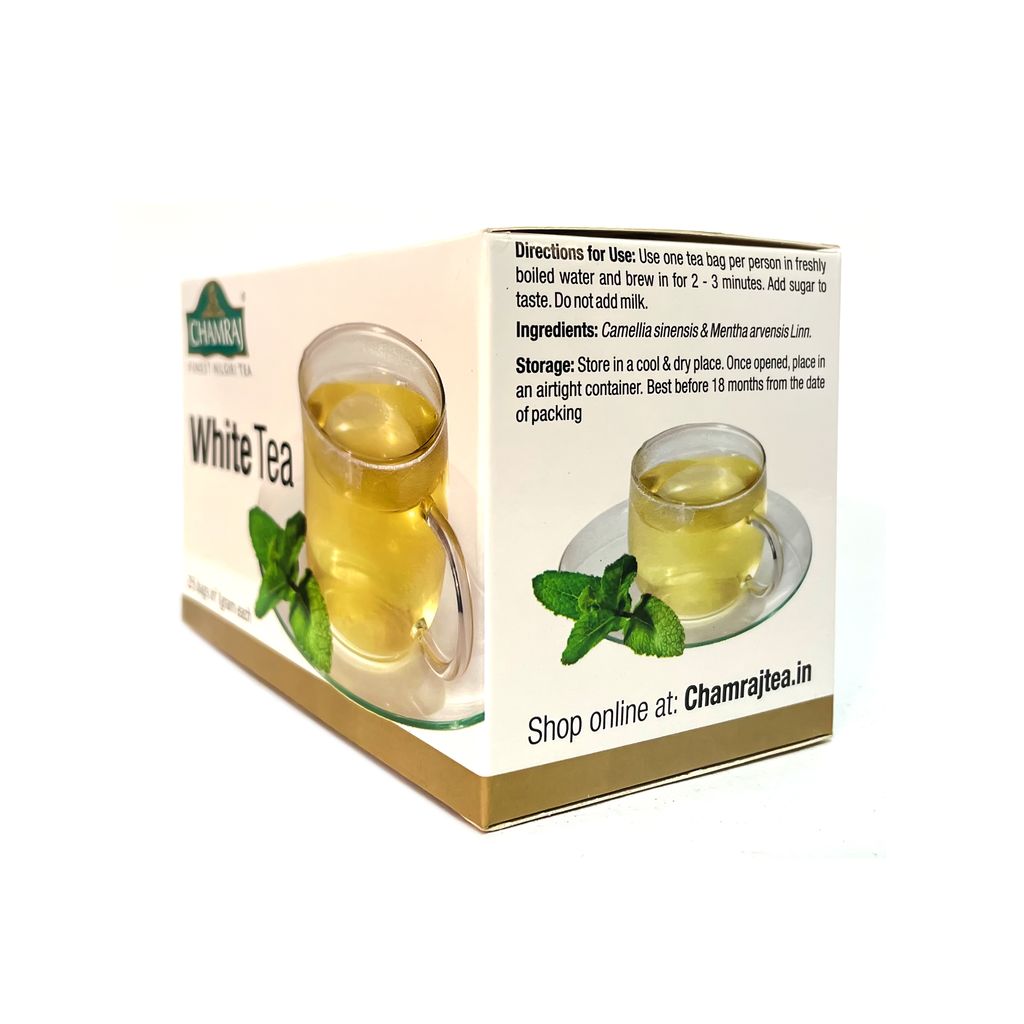 CHAMRAJ White Tea (25 Dip Bags)