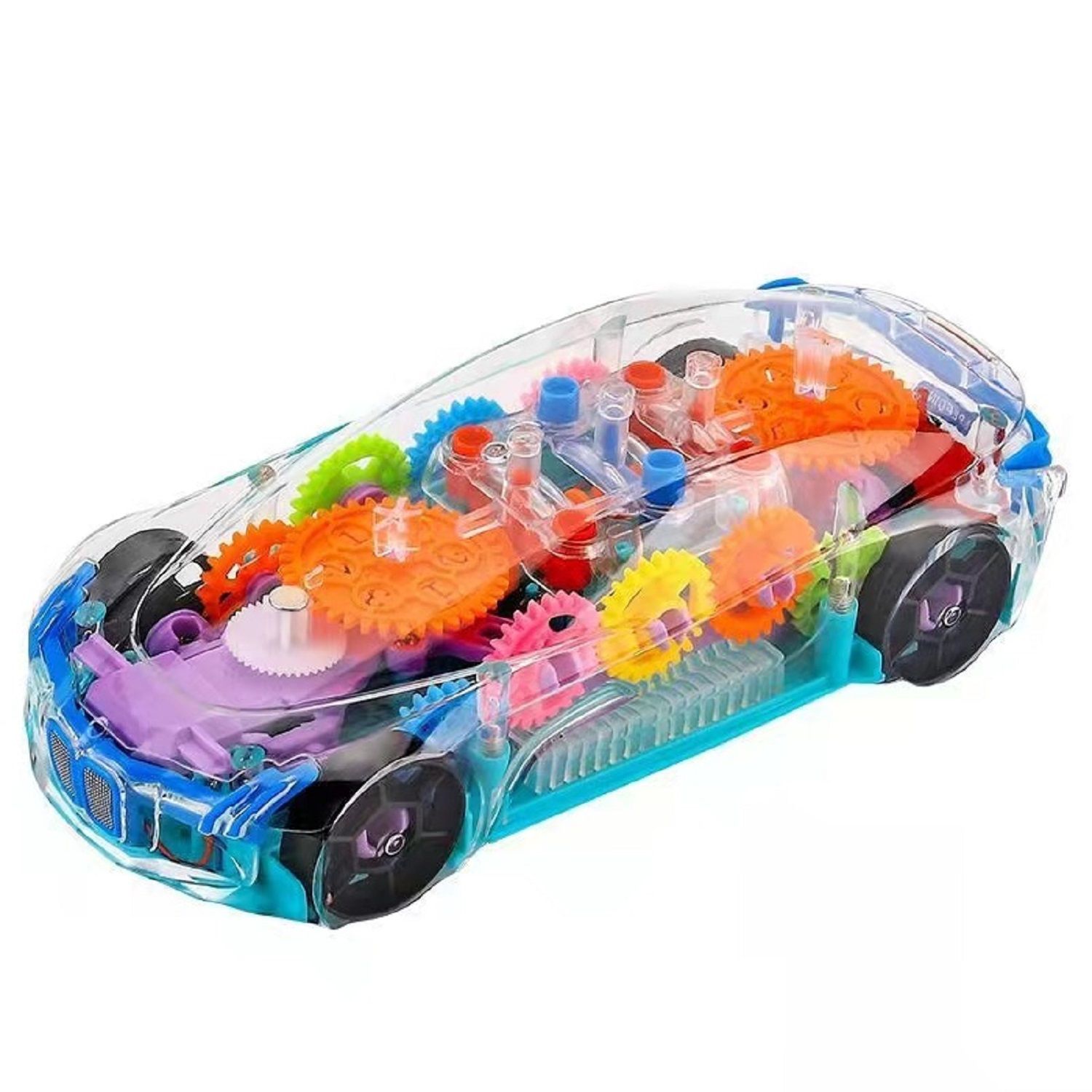 KTRS Enterprise Electric Flashing Light Car Gear Racing Body Concept Vehicle Gear Concept Kids Educational Toy Car Toy
