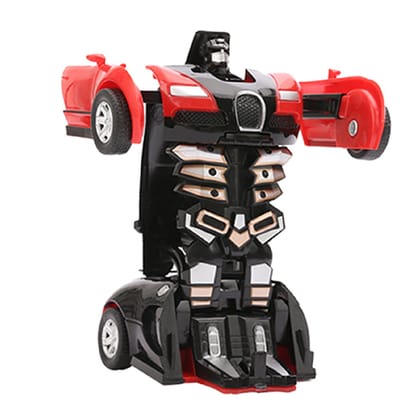 KTRS Enterprise Deformation Car Toys Transformation on Bump or Dash Robot Plastic Vehicles Toy Model Cars for Boys Kids Gift Multi Color