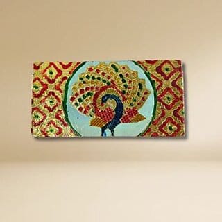 Decorative Peacock Art Tile
