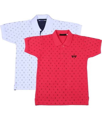 NEUVIN Pack of 2 Baby Boys 100% Cotton Polos ( Multi )