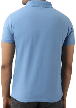 Sky Blue Men's Polo T-Shirt