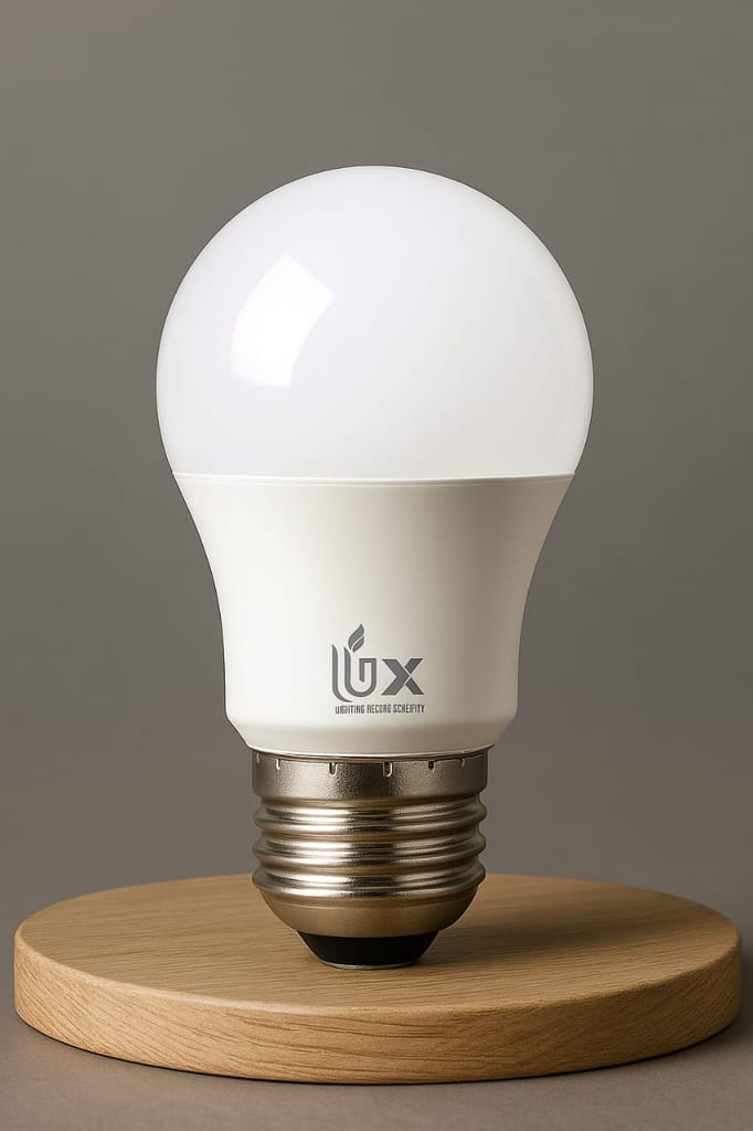 UBX 5-watt LED Bulb | AceSaver LED Bulb | Base: E27 Light Bulb for Home | Warm White, Pack of 4