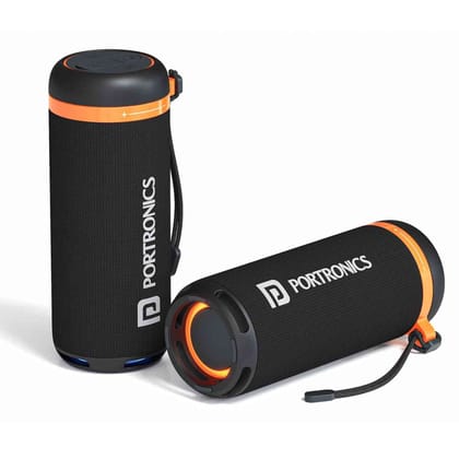Portronics 15W Breeze 7 Wireless Bluetooth Speaker with Rotational Volume Control (Black)