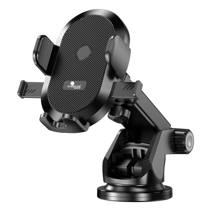 XTUNE car Mobile Holder for Dashboard with 360 Degree Rotation Phone Holder in car with Quick Release Button, Strong Suction Cup Mount for Windshield & Dashboard, Mobile Holder for car
