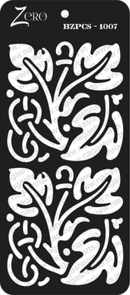Brand Zero Pratibimb Craft Stencil - Code: BZPCS-1007