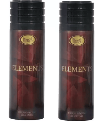 MONET Elements Deodorant Spray - For Men & Women  (200 ml each, Pack of 2)