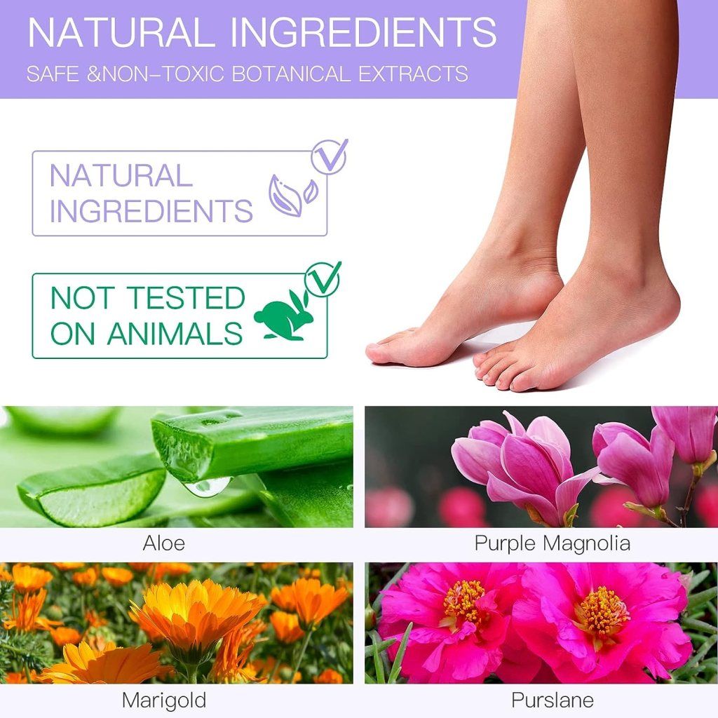 WUGO:: Deep Moisturising Foot Peeling Mask for Cracked Feet | Dead Skin Remover | Make Your Feet Baby Soft |Lavender | Exfoliate Foot Crack Socks|with Lavender Remove Dead Skin|Get Result Soft Feet in 5-7 Days (Medically Original Peeling Mask-1 Pair)