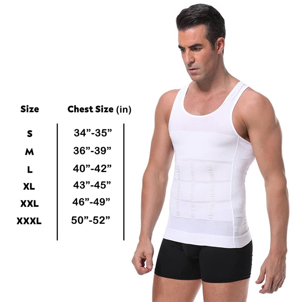 WUGO::Latest Men's Slimming Tummy Tucker Vest | Gym Yoga Workout Body Shaper Compression Shirt for Abs | Slim Fit Stretchable Undershirt For Men's & Boys
