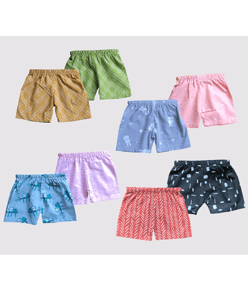 Oasis Hometex Pack of 7 Unisex for Baby Cotton Pyjama ( Multicolor )