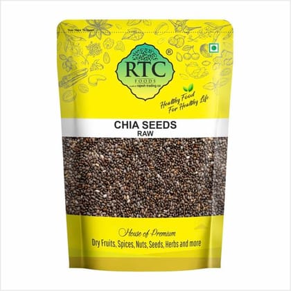 RTC Foods Chia Seeds 250g | Weight-Management Superfood | High in Calcium, Protein, and Dietary Fiber | All-Natural & Pure | Cooling Summer time Ingredient | Antioxidant-Rich Edible Seeds