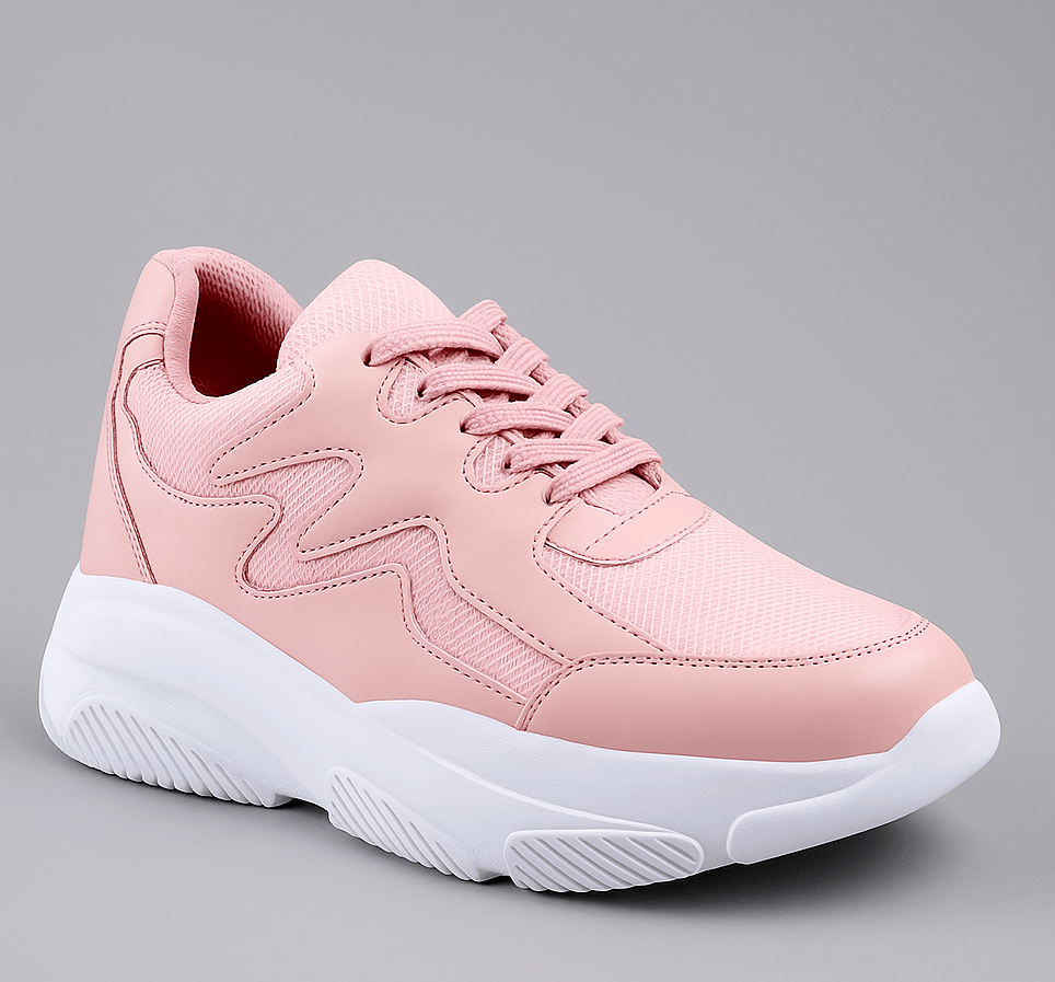 Latest Trendy Women’s Pink Casual Sneakers | Lightweight Sports Shoes for Girls | Comfortable Running, Walking, Gym & Daily Wear Footwear | Trendy & Durable Design for Everyday Use