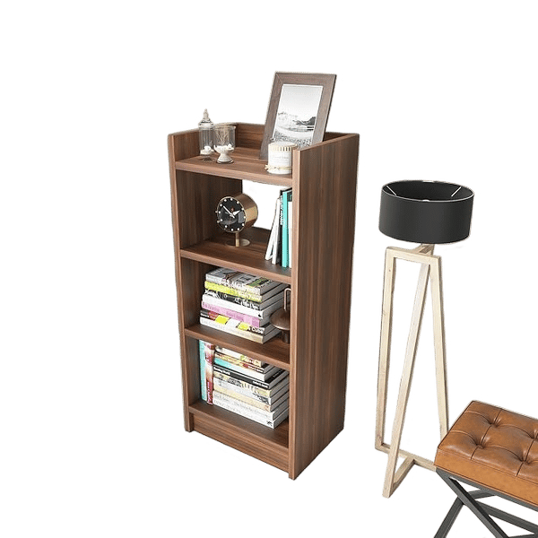 3 Layer Engineered Wood Multipurpose Rack, Open Bookshelf, Storage Organizer Stand BS-1(90x33x24cm) Brown