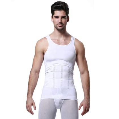 Latest Premium Quality Gym & Yoga Slimming Compression Vest for Men | Stretchable Tummy Tucker Shirt | Abs & Abdomen Body Shaper for Men & Boys
