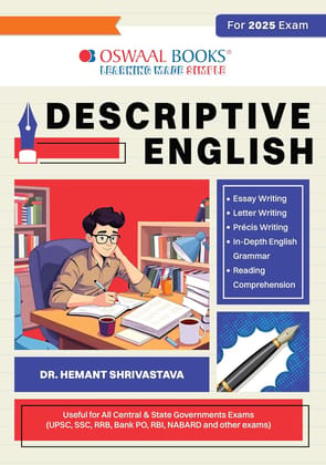 OSWAAL DESCRIPTIVE ENGLISH USEFUL FOR SSC,RRB,PO AND RBI MORE... [Paperback] [Oct 30, 2024] Arihant