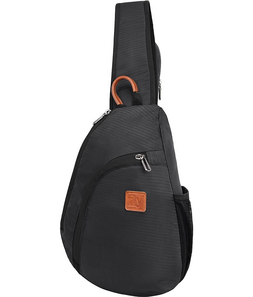 Fly Fashion Black 6 Ltrs Backpack