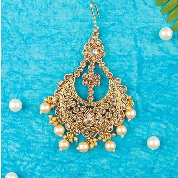 Antique Gold-Plated Stone Passa