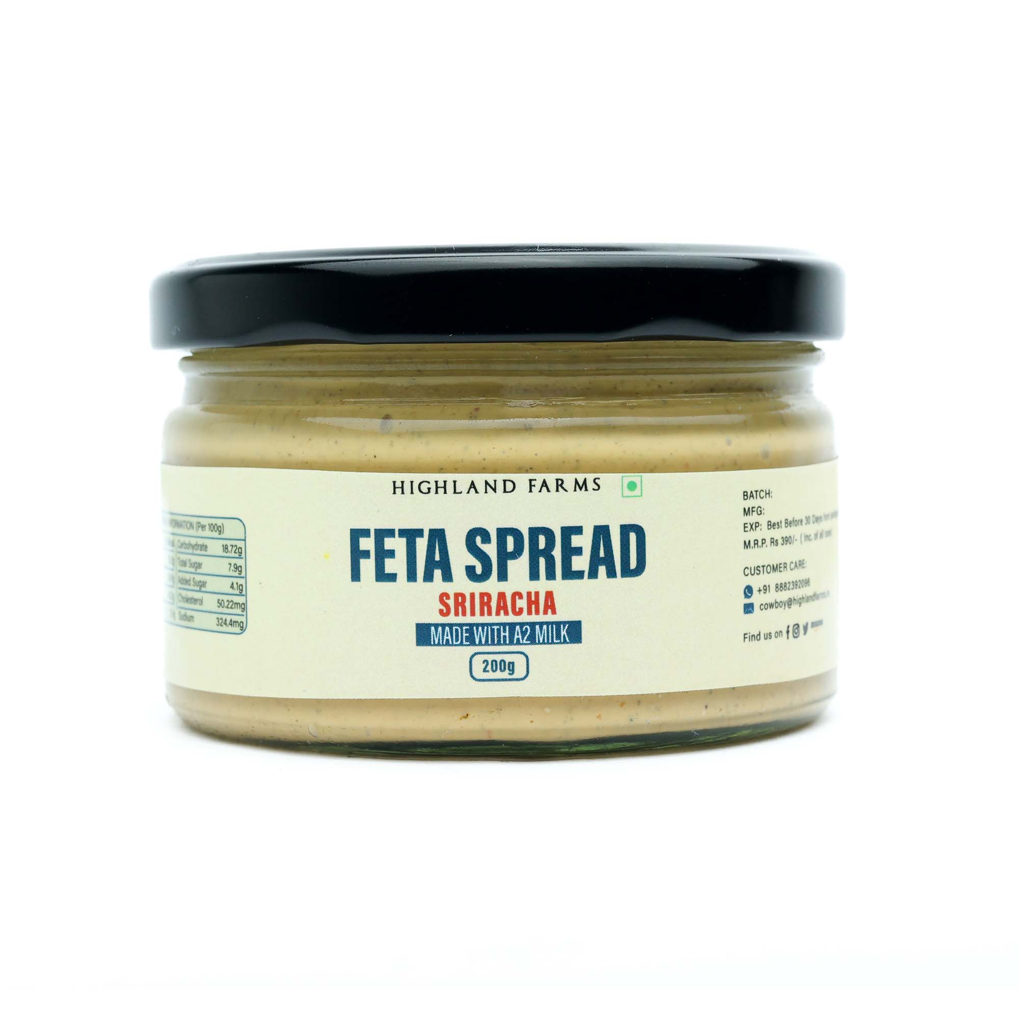 Feta Spread Sriracha 200G