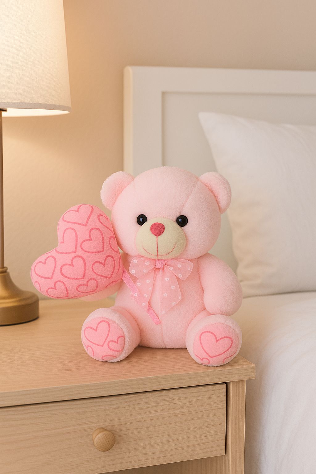 Pinky Teddy Bear