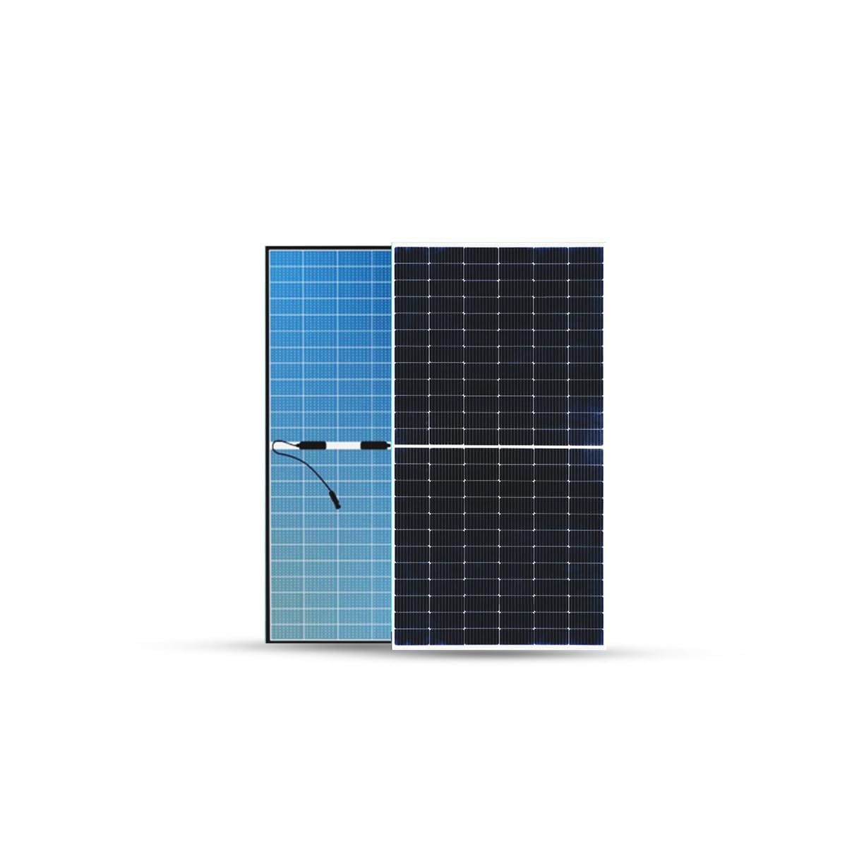 Servotech 550W/24V Bi Facial Half-Cut Mono PERC Non-DCR Solar Panel (Pack of 2, 1100W Total) – High-Efficiency Solar Panel 1kW for Home |144 Cell |25 Years Performance Warranty