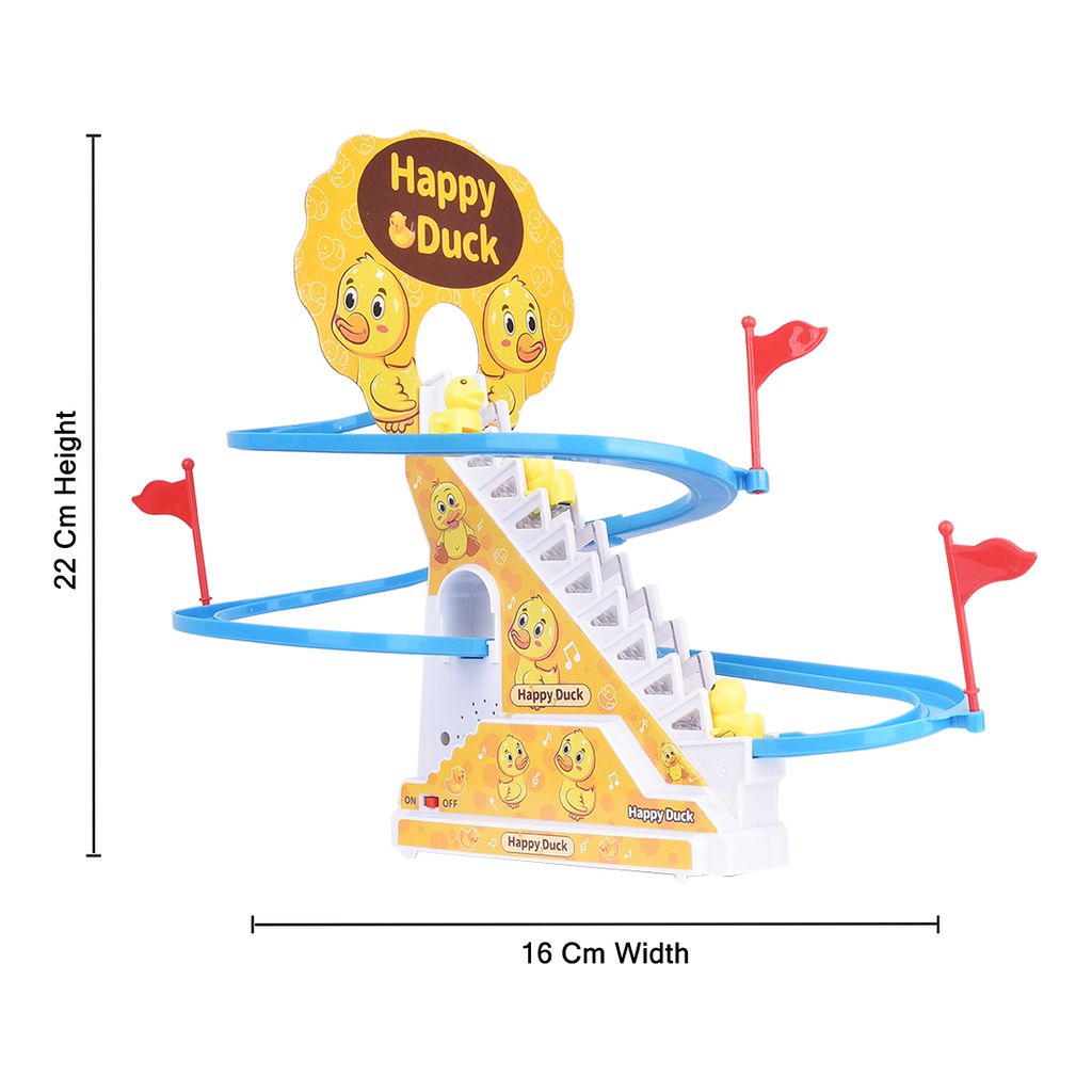 Musical Duck Track | Duck Race Track Set | Happy Duck Track Toy | Small Duck Climbing Stairs | Small Duck Music Climbing Track | Happy Duck Toys | Duck Track Toys | kids Toys | Children's Toys | Baby Toys