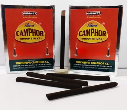 PNC-Pavitram Nature Care Best Camphor Dhoop Sticks-100 Gram Each Pack of 4