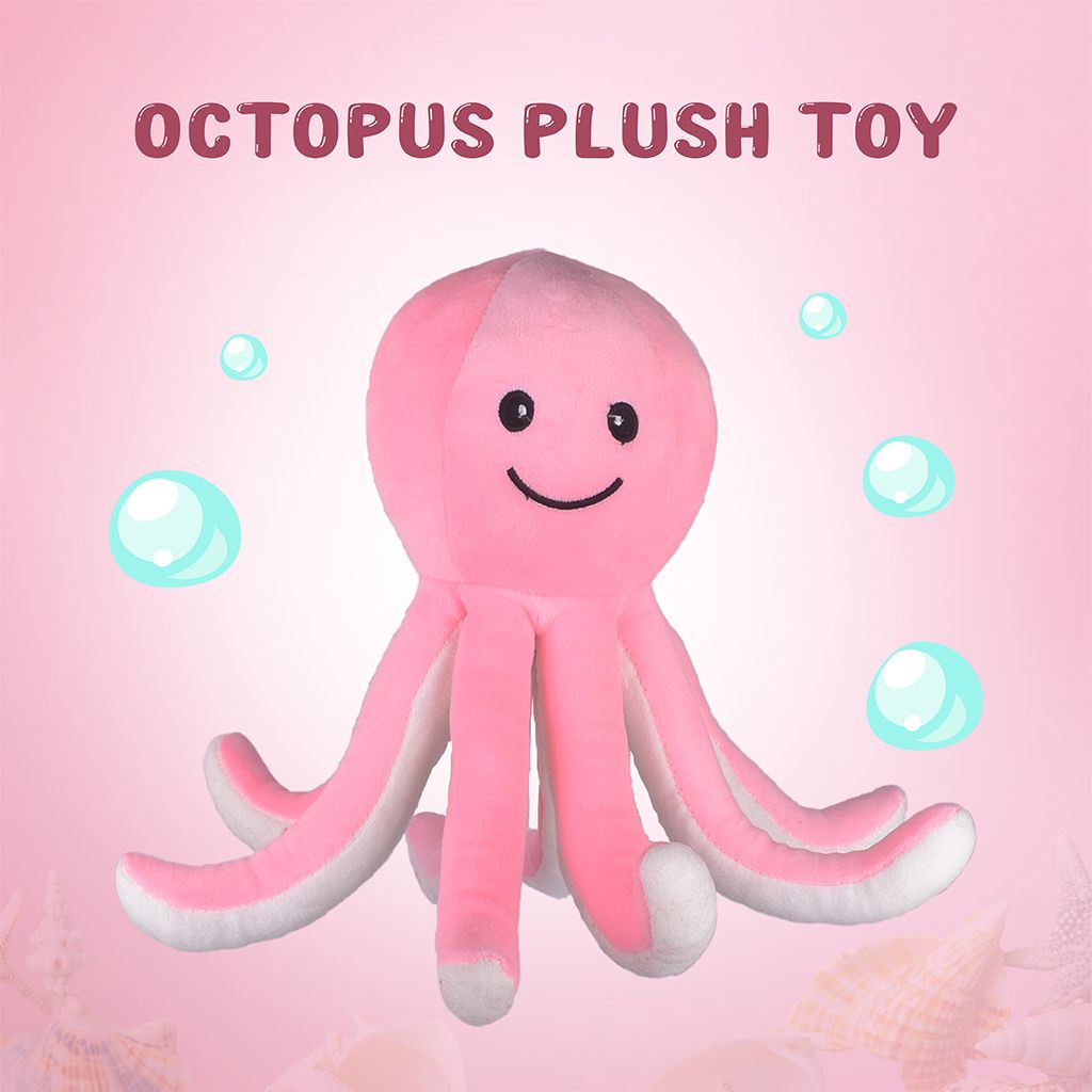 Octopus Soft Toys | Octopus Plush Toy (Grey) | Octopus Stuffed Animal | Stuffed Octopus Toy | Octopus Cuddly Toy | Kids Soft Toys | Children's Toys