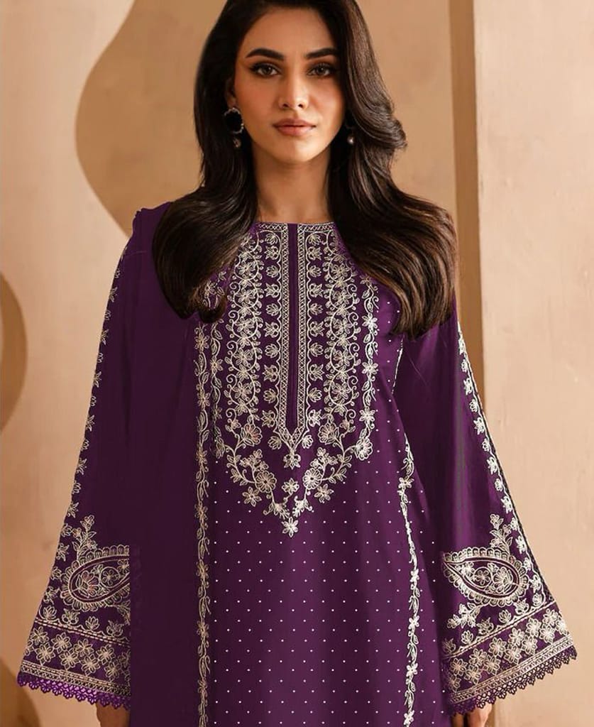 black georgette heavy long Pakistani straight suit for women