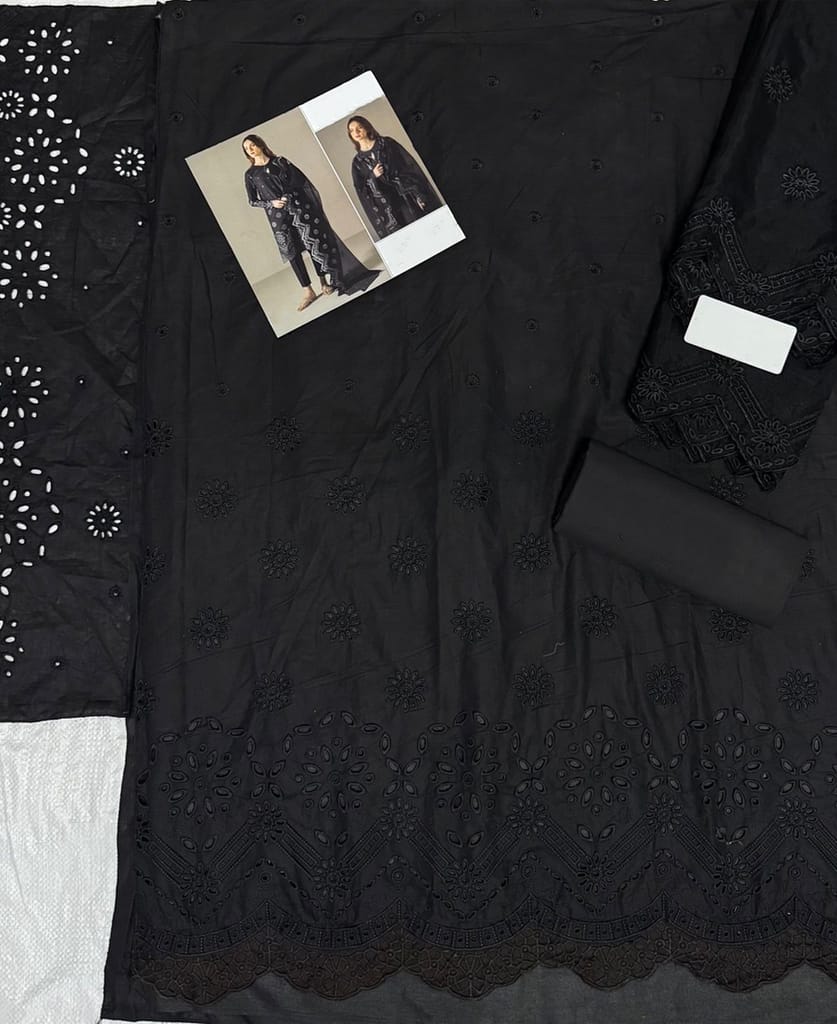 new summer wear pink cotton Pakistani suit for women