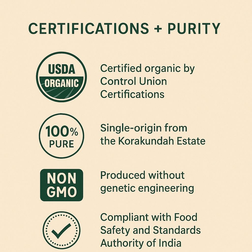 KORAKUNDAH Organic Green Tea (250 g) 