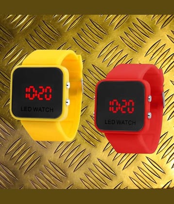 DECLASSE Black Dial Digital Boys Watch ( Pack Of 2 )