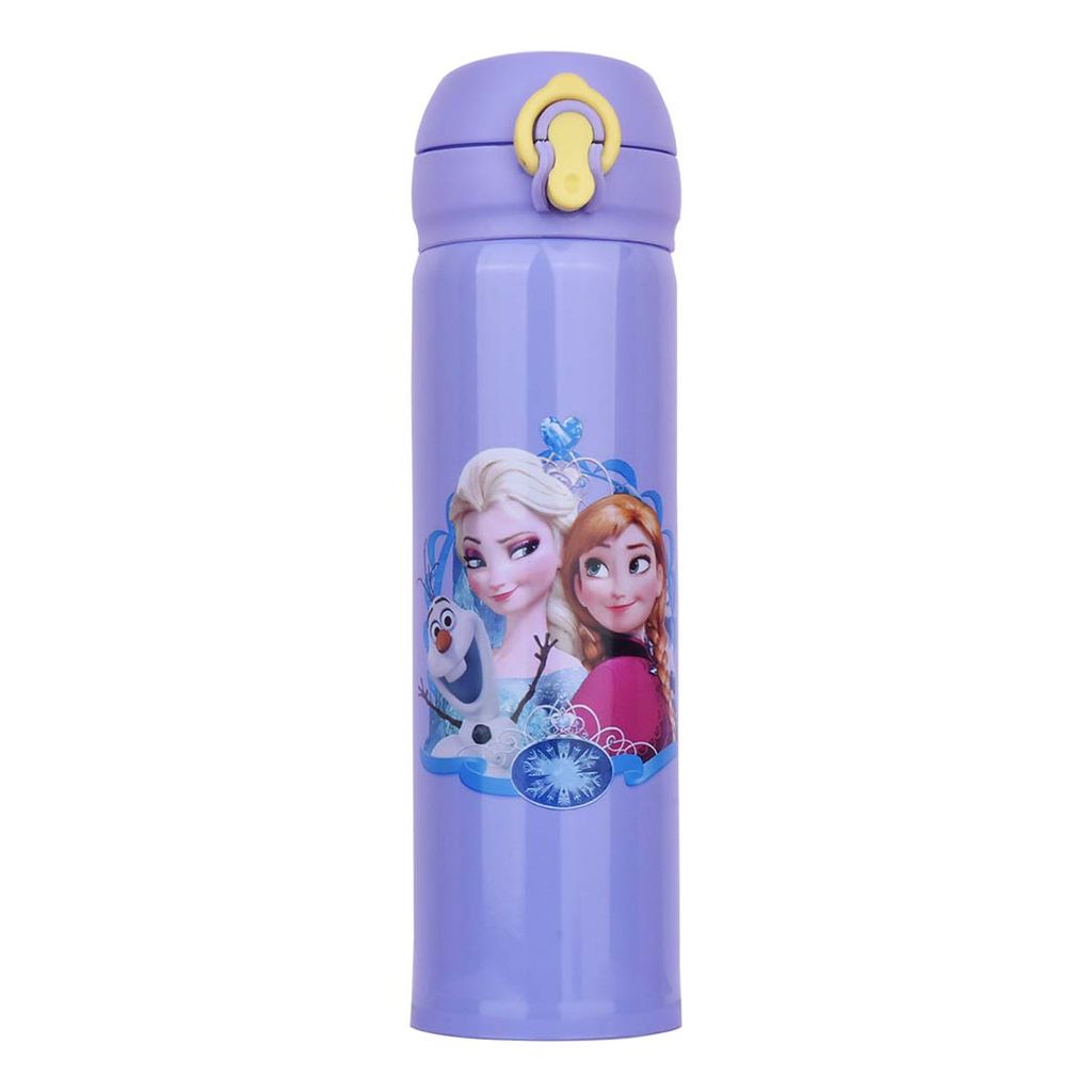 Elsa Water Bottle | Children's Water Bottle (Purple) | Elsa Bottle | Elsa Anna Water Bottle | Disney Elsa Water Bottle | Kids Water Bottle | Stainless Steel Water Bottle | Sipper Water Bottle | Insulated Water Bottle