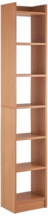 Solimo 6 Layer Engineered Wood Bookshelf | Multipurpose Home Decor Storage Rack | Showcase Organizer for Living Room, Kitchen, Bedroom, Office |Brown