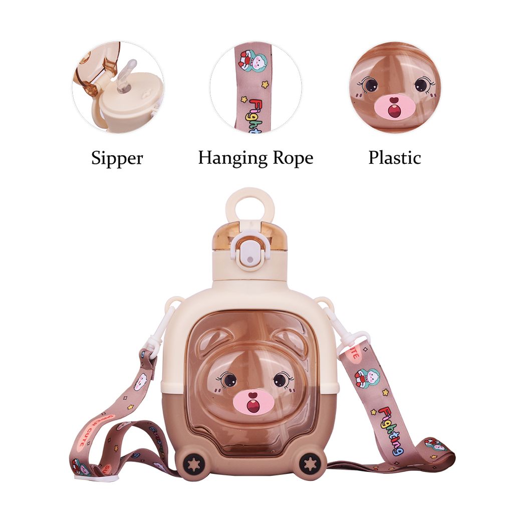 Teddy Bear Water Bottle | Kids Sipper Water Bottle | Cute Bear Water Bottle | Teddy Water Bottle | Water Bottle Teddy | Water Bottle Teddy Bear | Kids Water Bottle | Children's Water Bottle | School Kids Water Bottle | Sipper Water Bottle